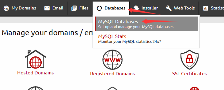 How to Create a MySQL Database on WebHost4Life