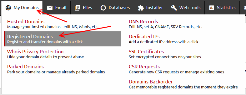 How to Change Domain Nameservers for WebHost4Life Registered Domains
